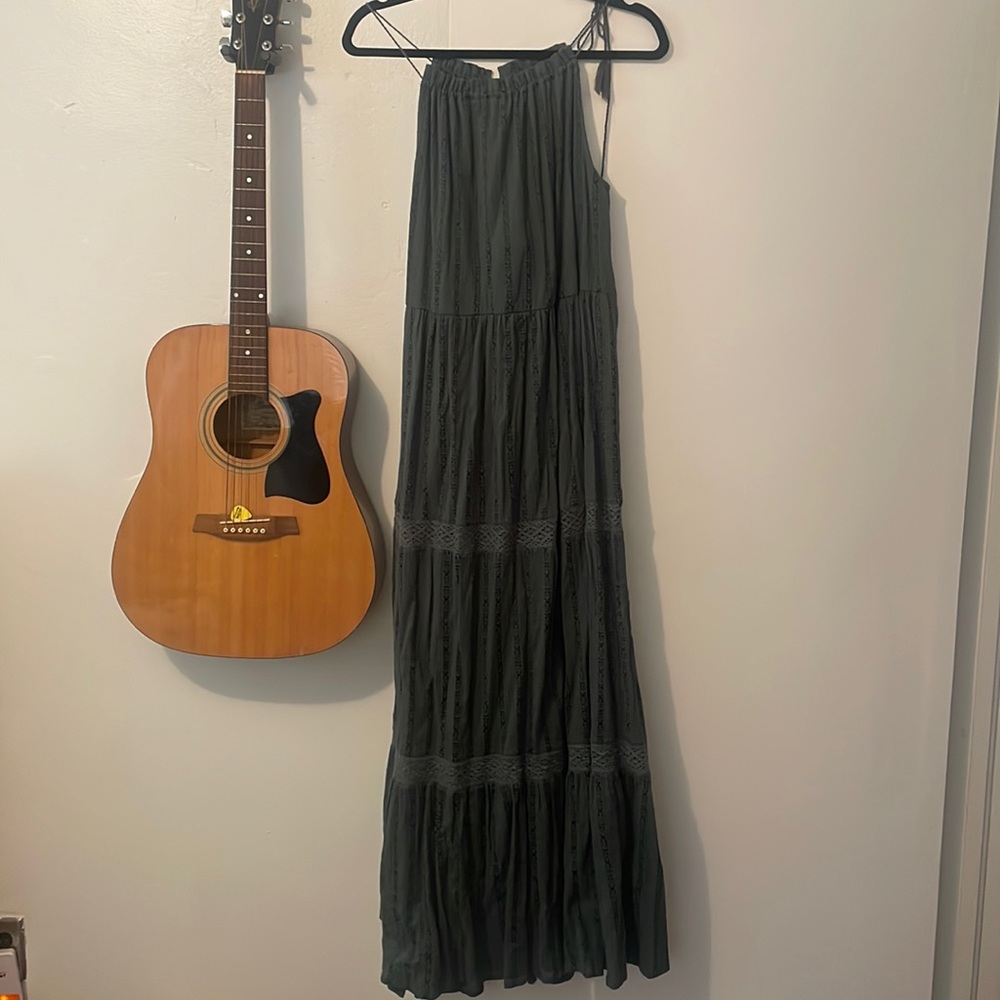 Forrest Green Maxi Dress